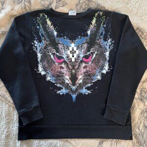 Vintage Marcelo Burlon Black Lechuza Auga Ho